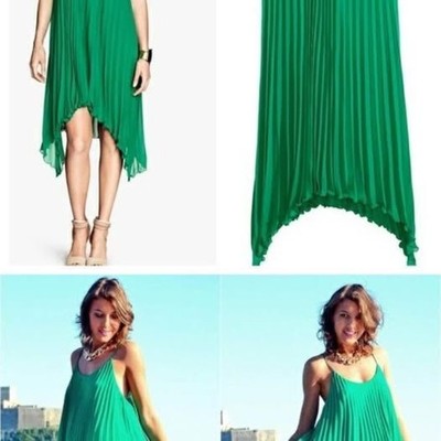 NWT H&M Women Pleated Dress Size 6 | eBay