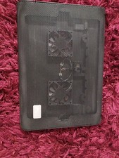 MERKURY Dual-Fan Square Notebook Cooling Pad Black 