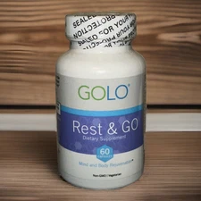 GOLO Rest & GO Dietary Supplement 60 Capsules Guaranteed Authentic New Exp 07/25