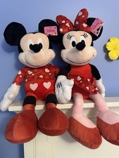 Disney Mickey  Minnie Mouse Love Valentine  s Day Plush Large 19  -