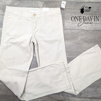 Aeropostale Juniors Straight Leg Khaki Pants Size 5