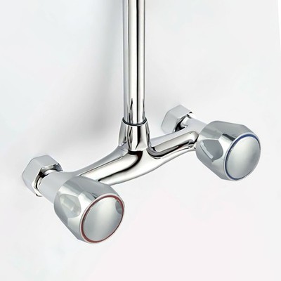 Wasserhahngriff Wasserhahngriff HOT & COLD TAP METALL VERCHROMT Kunststoffmateri