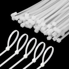 Armpow 6 Inch White Zip Tie 1000 PCS, 18 Lbs - Small to Medium Zip Tie, Nylon...
