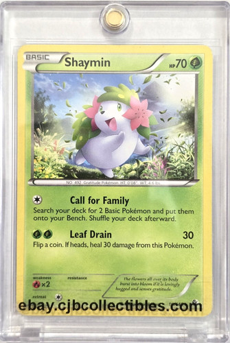 Pokémon SHAYMIN 10/149 Rare Boundaries Crossed - Played 🍒