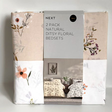 NEXT 2 Pack Ditsy Floral Duvet Cover Bedsets With Pillowcases Single Floral
