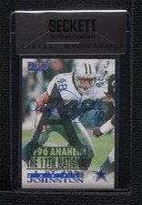 BAS 1996 Pro Line Anaheim National /499 Daryl Johnston Seal of Authenticity 3c7