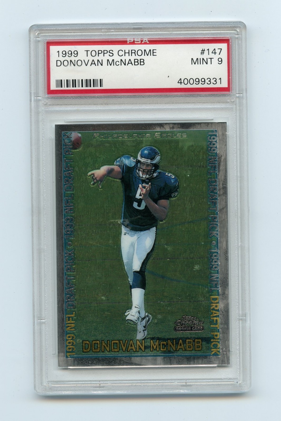 1999 Topps Chrome - 1999 NFL Draft Pick Donovan McNabb #147 (RC)