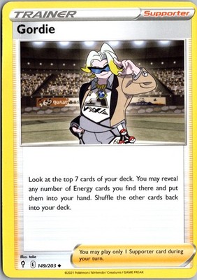 Gordie Uncommon SWSH07: Evolving Skies 149/203 NM