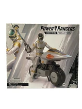 Power Rangers Lightning Collection in Space Silver Ranger Figure Deluxe Cycle