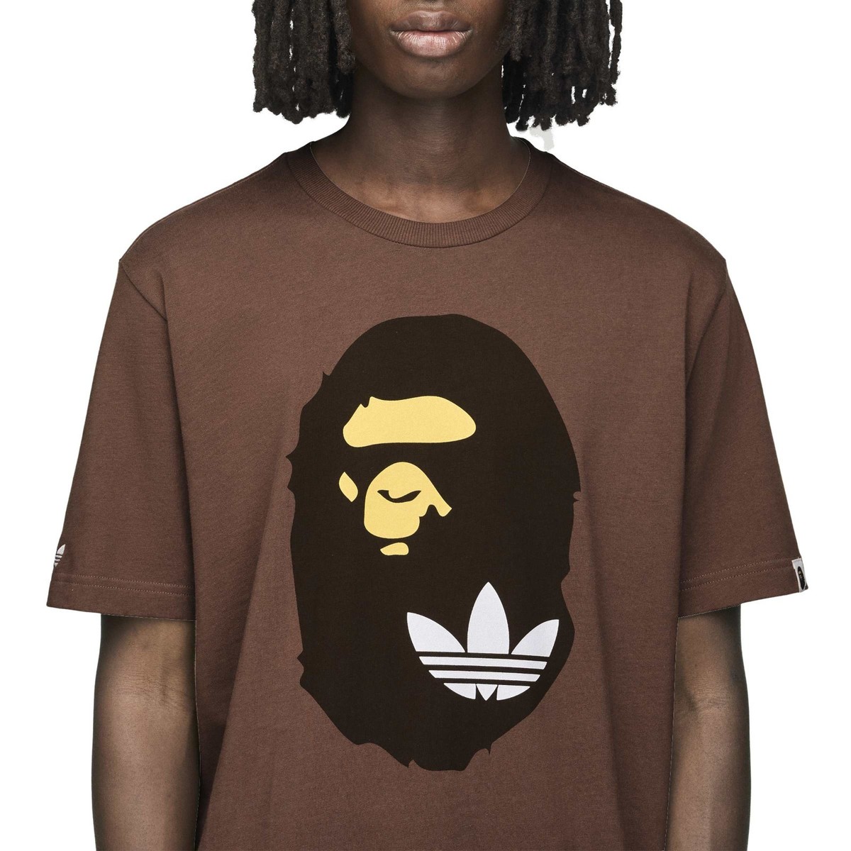 Adidas Originals x Bape Men's APE (Earth Strata) Short Sleeve T