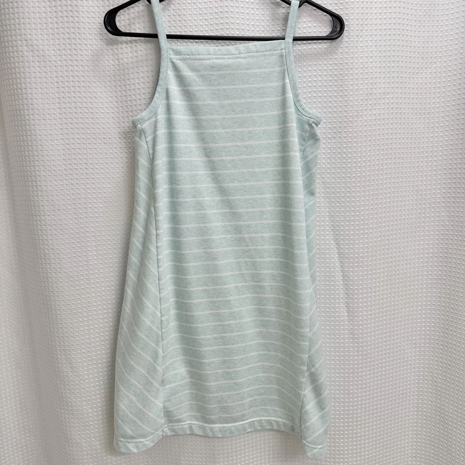 Vestido sin mangas Nike para niñas L azul jaspeado aguamarina como nuevo blanco polar bolsillos cómodo Foto 2 de 4