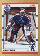 Grant Fuhr 1990-91 Score 1st Edition #275 Edmonton Oilers #275 NM-MT