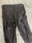 Spanx Small Women’s Black Leather Pants — photo 2