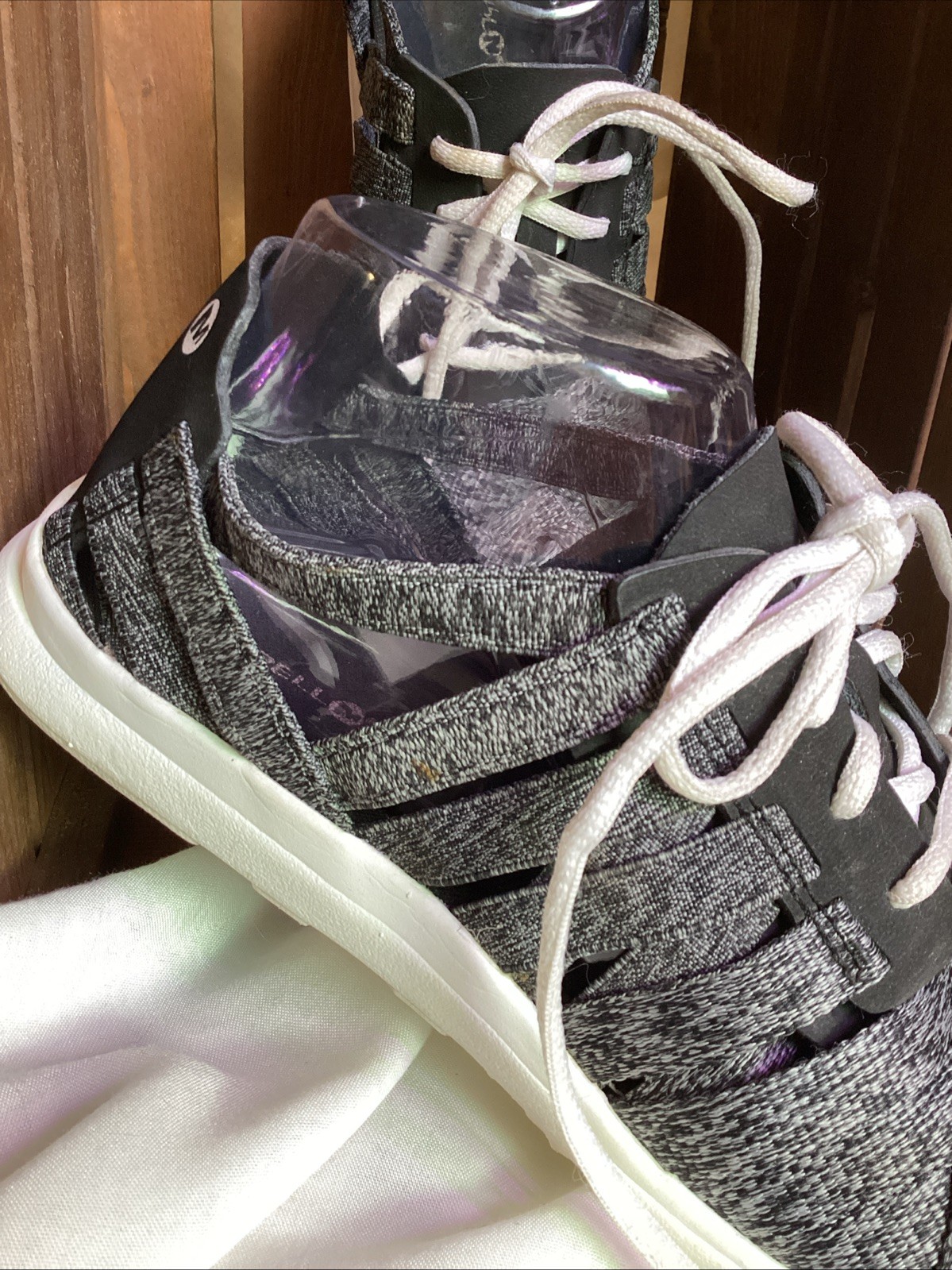 Scarpe donna Merrell Performance taglia 8 nero grigio stile sandalo leggero