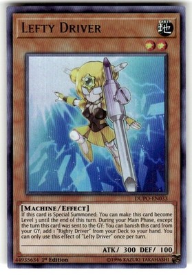 Lefty Driver DUPO-EN033 Duel Power 1st Edition Ultra Rare NM