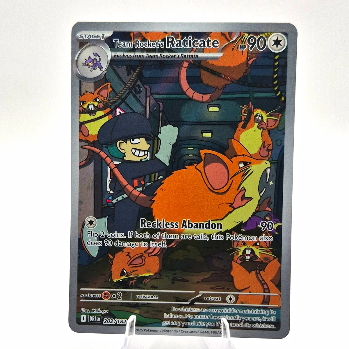 Raticate ラッタ◇ シャドウレス Shadowless ウィザーズ Dark Raticate