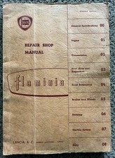 Lancia Flaminia Repair Shop Manual Original Vintage 1959 In English 2nd Ed