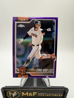 Topps Chrome 2026 Jung Hoo Lee Giants Purple Refractor #188 /75