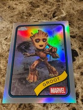 GROOT 2025 Topps Chrome Marvel Refractor #35