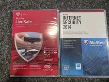 McAfee LiveSafe 2015 Internet Security 2014 CDs