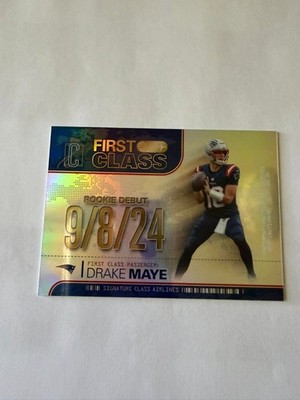 2025 Topps Signature Class -First Class Drake Maye FC-4 SSP Case Hit 