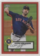 2021 Topps Chrome 1952 Redux Red Refractor 67/70 Justin Verlander #TC52-16 1u6