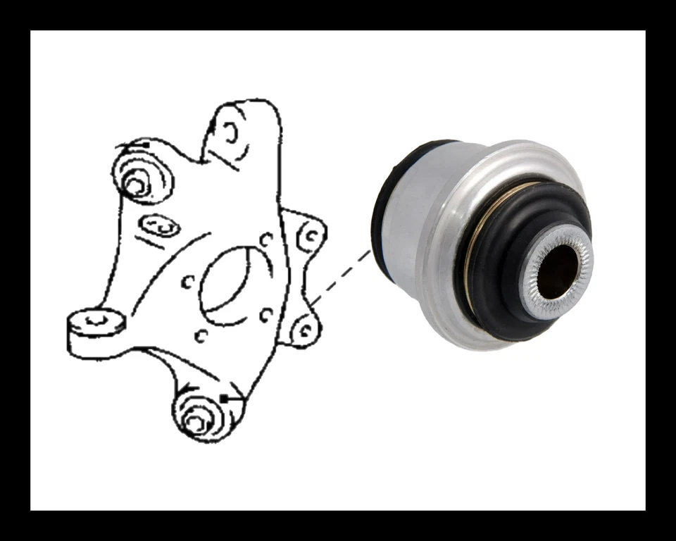 2 BUJES NUDILLOS TRASEROS PARA LEXUS IS250 IS350 GS430 GS300 GS450H GS350 IS F GS460 Foto 2 de 2