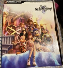 Kingdom Hearts II Brady Games Limited Edition Strategy Guide + Stickers + Poster