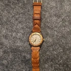 Vtg Timex Indiglo Adventure Watch Mens 39mm Compass waterproof Leather