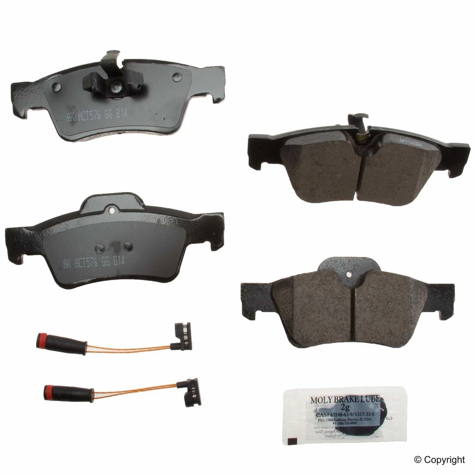 Kit de pastillas de freno de disco cerámicas traseras premium para Mercedes W164 W251 G55 AMG ML350 Foto 2 de 4