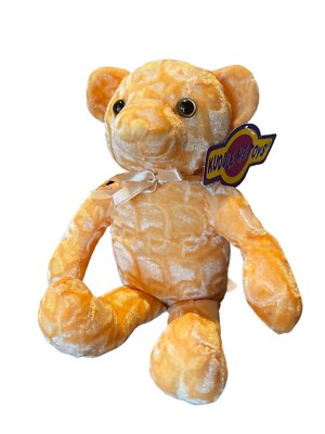 Kuddle Me Teddy Bear 12  Plush Stuffed Animal Yellow Peach With Tags