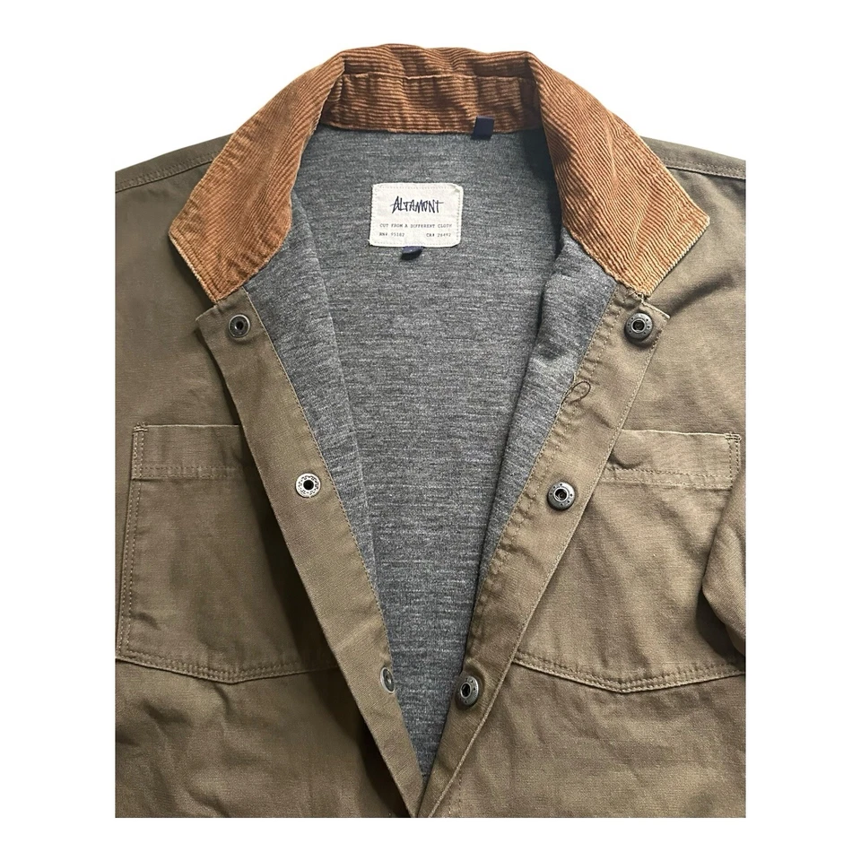 Chaqueta Altamont Andrew Reynolds Grunge Forrada Patinador Marrón Pana Talla Mediana Foto 4 de 4