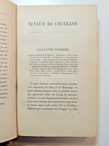 Renaud Chatillon, Prince d'Antioche. Belle provenance Comte de Thannberg. 1898 - Picture 6 of 6