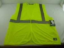 NEW Men's Berne HV Safety Green Vest-XL/2XL