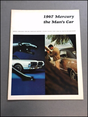 #ad 1967 Mercury 48 page Car Sales Brochure Catalog Capri S 55 Cougar Marquis $12.76
