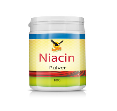Get UP  Vitamin B3 Niacin PULVER, 100g Dose