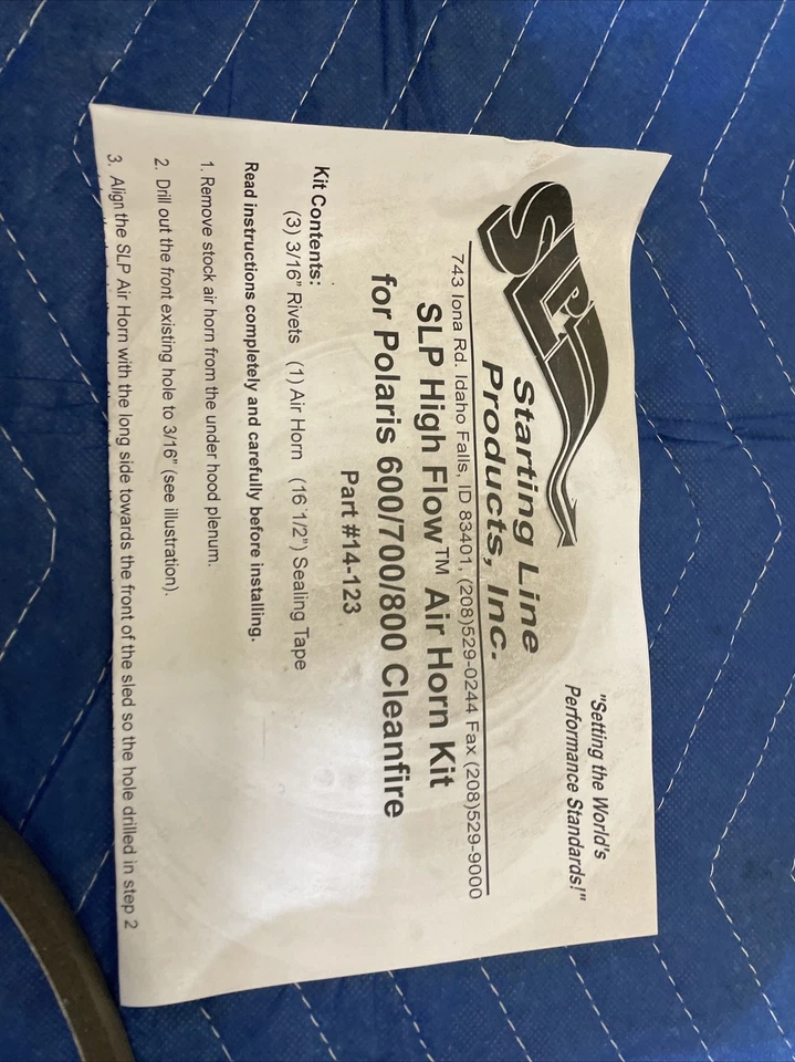 Starting Line Products - 14-123 - High Flow Air Horn Intake Kit - Image 2 of 4