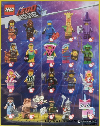 LEGO Minifigures The Lego Movie Series 2 S2 Complete Set of 20 #71023 - 第 1/4 張圖片