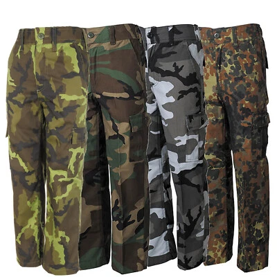 MFH US BDU Kinderhose lang Cargo Tarnhose camouflage Feldhose 110 bis 170