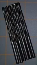 5/32" Screw Machine Drill Bits Left Hand High Speed Steel National 6 Pack