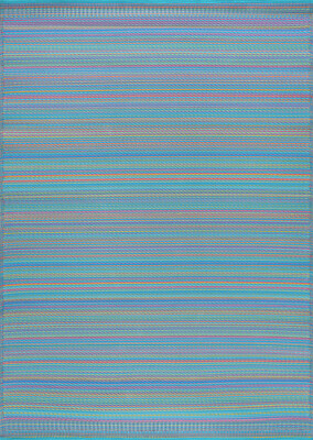 9x12 Multi-Color Striped Gradient Bars Area Rug SUN1406 - Aprx 8' 10