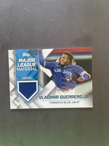 2022 Topps Series 2 VLADIMIR GUERRERO JR. MAJOR LEAGUE MATERIAL JERSEY Relic