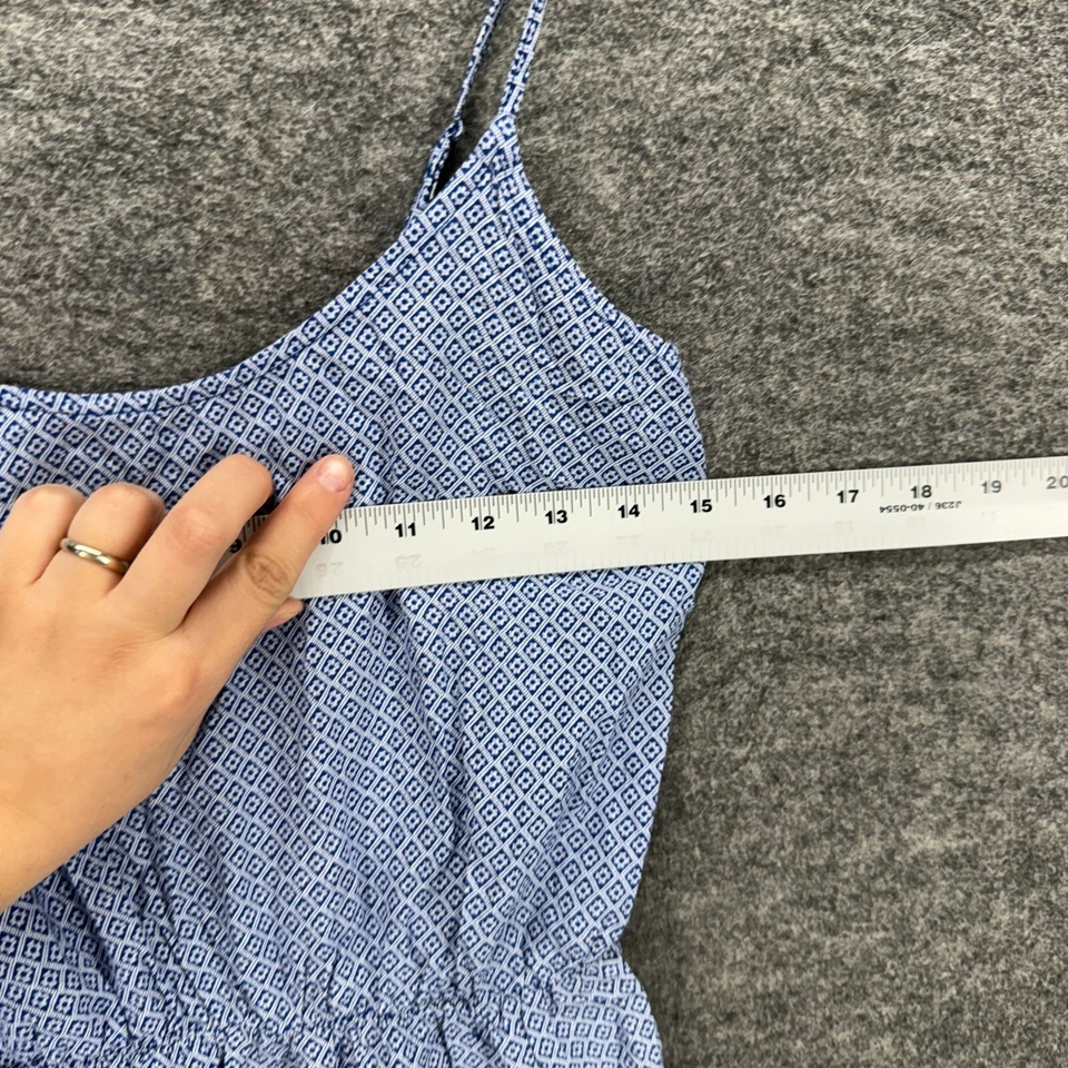 Vestido Antiguo Azul Marino Para Mujer S Pequeño Azul Funda Geométrica Midi Cintura Elástica Mangas Foto 3 de 4