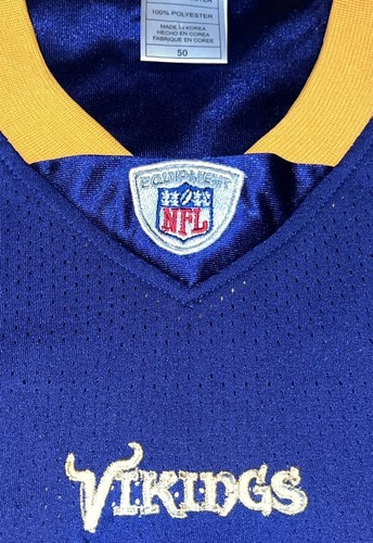 Minnesota Vikings Adrian Peterson NFL Reebok On Field Stitched Jersey Sz 50 EUC - Picture 11 of 17