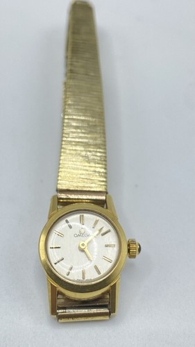Lovely Vintage Omega GOLD PLATED Hand-Winding Watch WORKS Don’t Keeping Time - Picture 5 of 24
