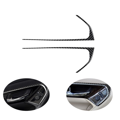 2Pcs Front Door Handle Strip Trim Sticker For Nissan Altima 2013 2014 2015