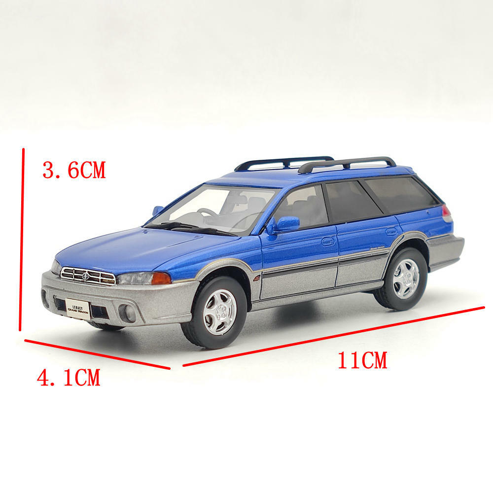 Hi-Story 1/43 Subaru Legacy Grand Wagon 1996 Blue HS324BL Resin