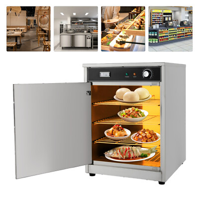 Commercial Electric Hot Box Food Warmer Heated Holding Cabinet 4-Shelf 600W