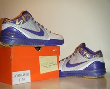 1 of 1 DS 2009 Nike Zoom Kobe IV 4 Finals MVP LAKERS PURPLE PE PROMO SAMPLE 11.5