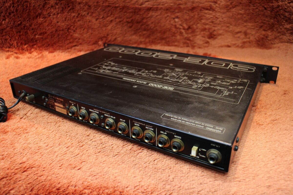 USED Roland SDE-2000 2000 Digital Delay Rack Effect Vintage USED Roland SDE-2000 2000 Digital Delay Rack Effect Vintage
